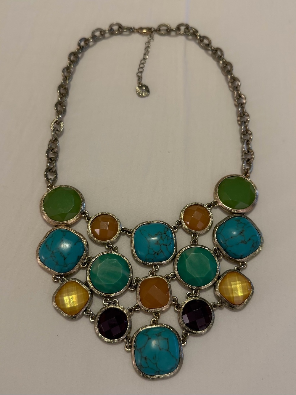 Monet Multicolor Statement Bib Necklace